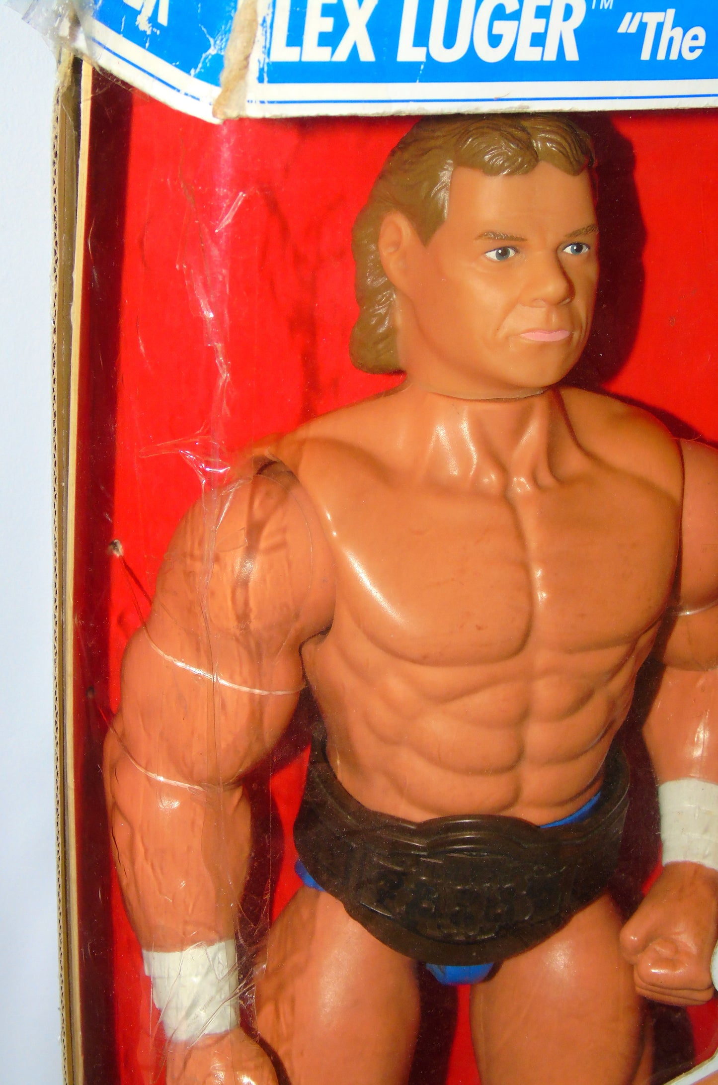 The Total Package Lex Luger WCW Galoob 14" Boxed Wrestling Figure