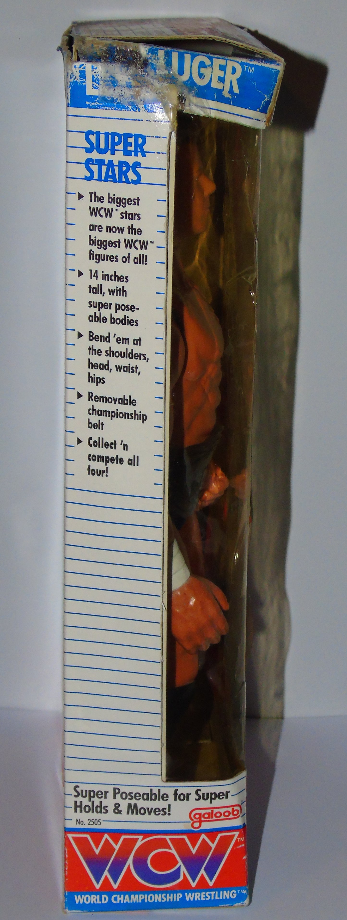 The Total Package Lex Luger WCW Galoob 14" Boxed Wrestling Figure