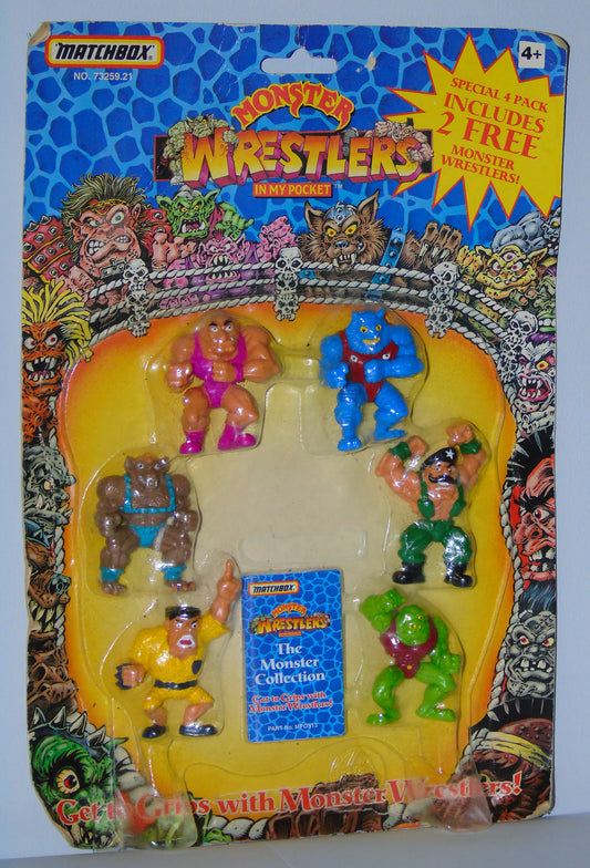 Matchbox Monster Wrestlers In My Pocket Special Figure Set