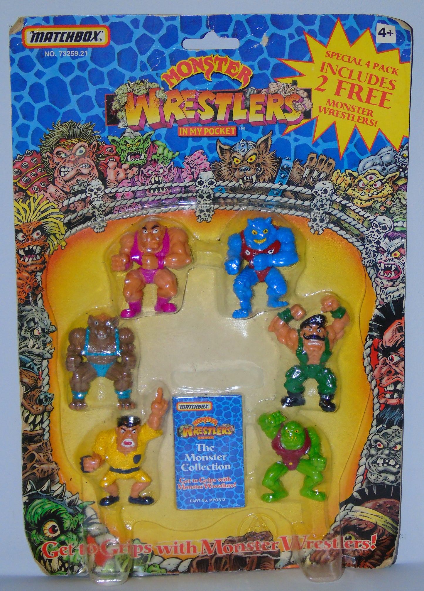 Matchbox Monster Wrestlers In My Pocket Special Figure Set
