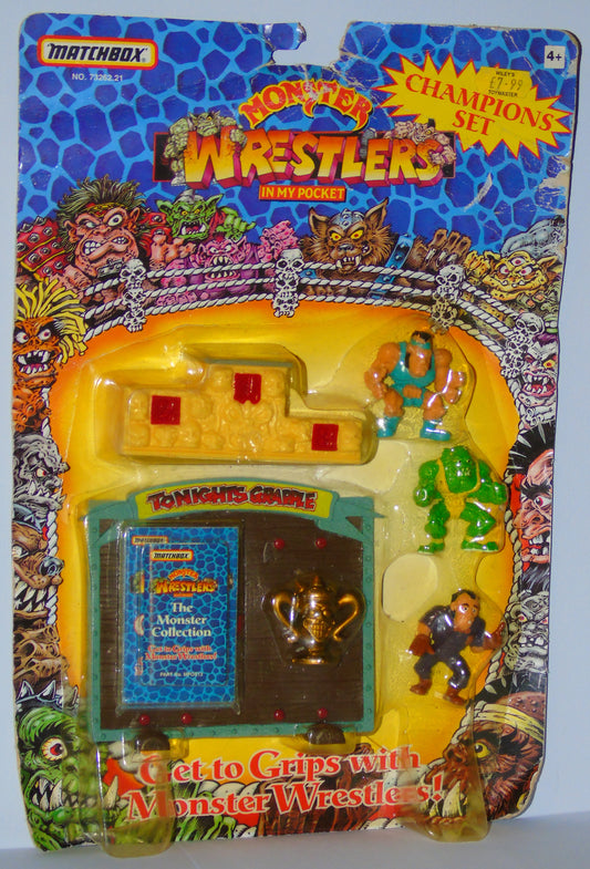 Matchbox Monster Wrestlers In My Pocket Champions Figure Set