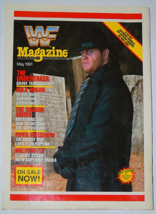 WWF Wrestling UK Rampage Tour 1991 Official Event Program