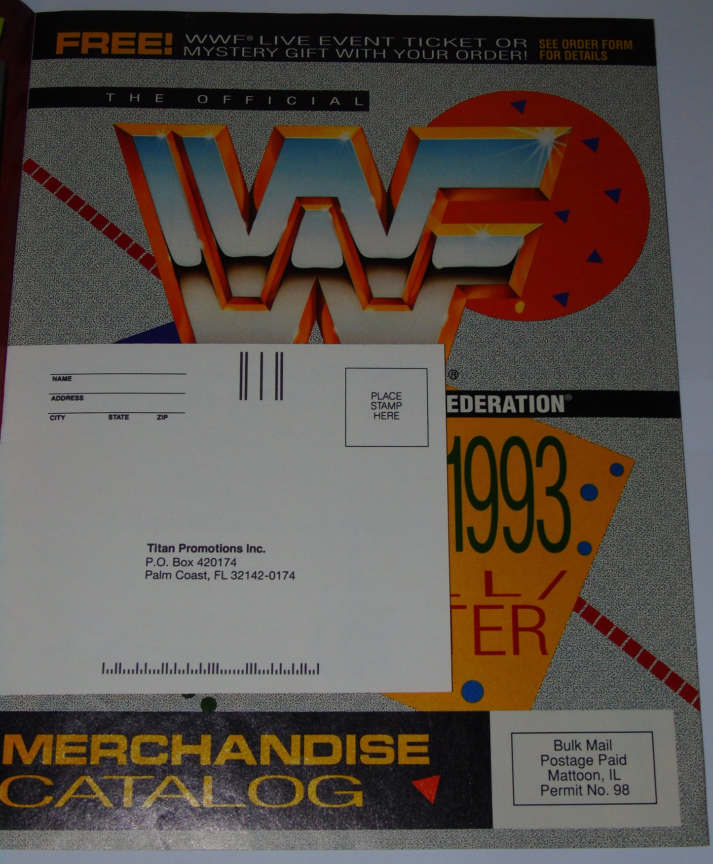 WWF SUMMERSLAM 1992 SOUVENIR EDITION PROGRAM MAGAZINE