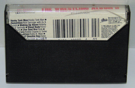 WWF PILEDRIVER THE WRESTLING ALBUM II CASSETTE TAPE
