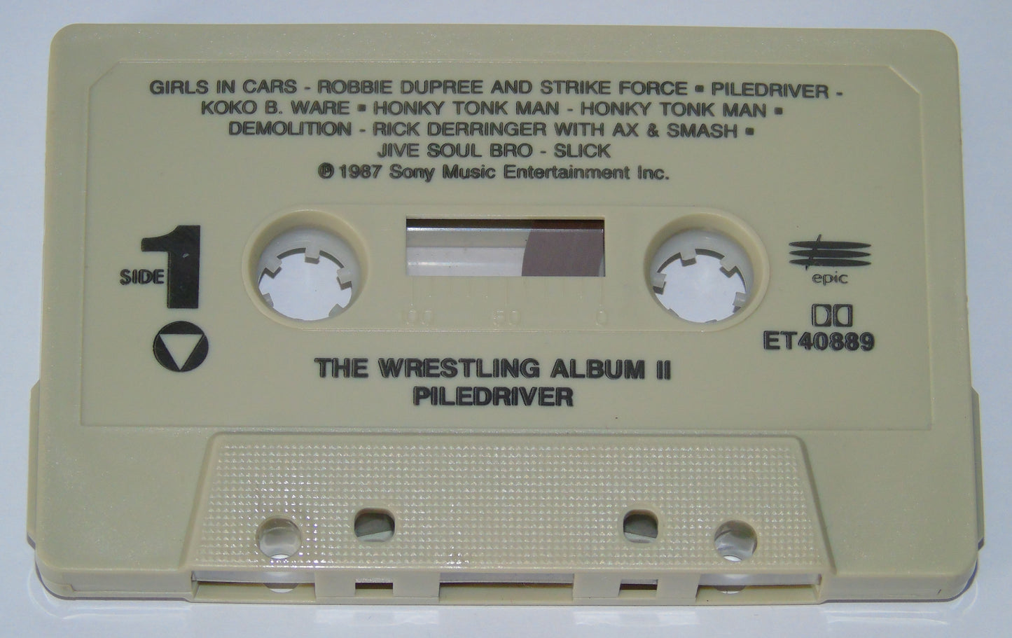 WWF PILEDRIVER THE WRESTLING ALBUM II CASSETTE TAPE