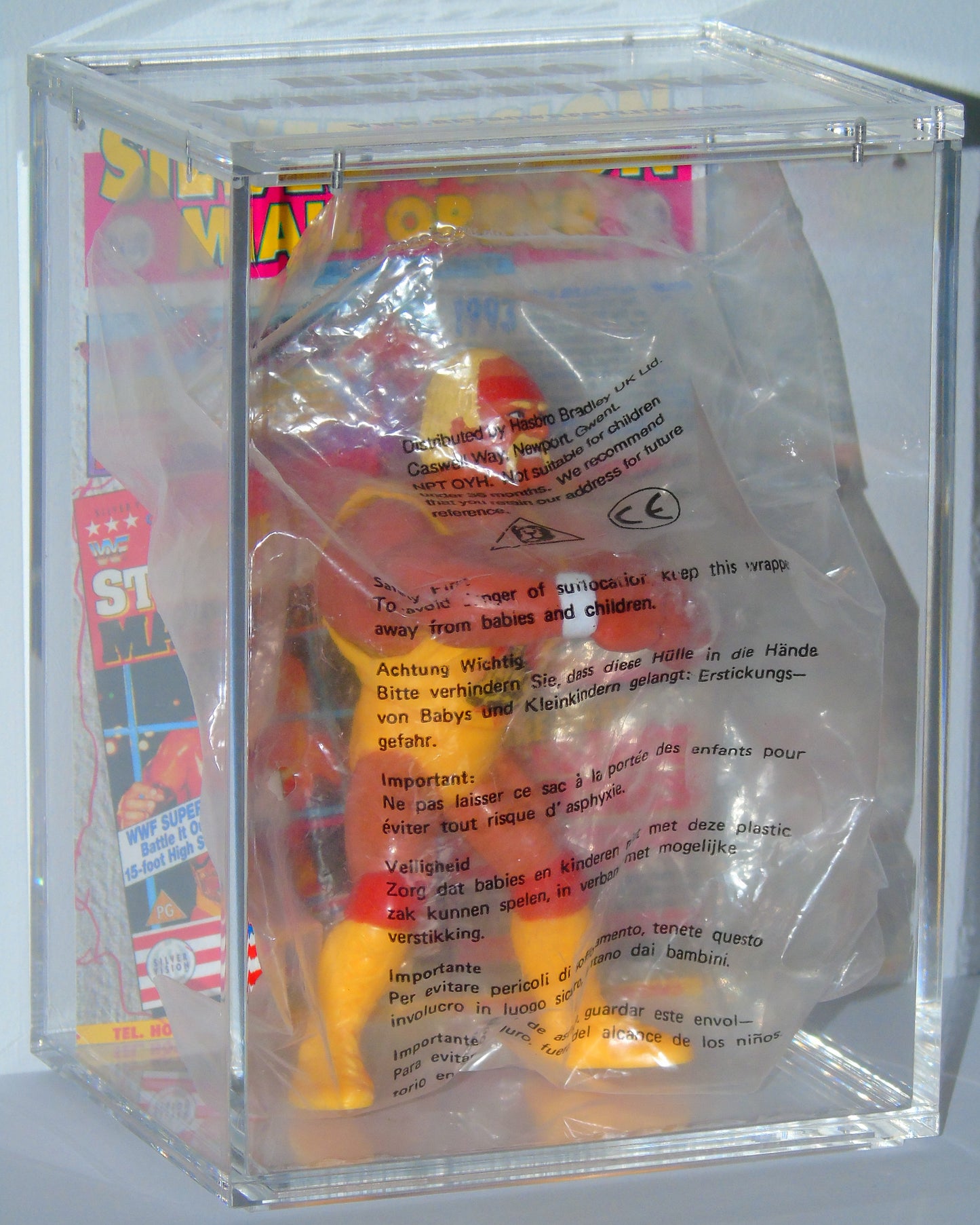 Mailaway Hulk Hogan WWF Hasbro UK Silver Vision Exclusive Figure