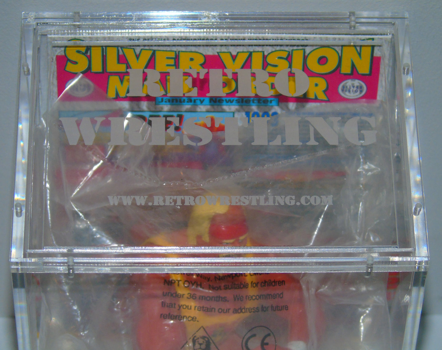 Mailaway Hulk Hogan WWF Hasbro UK Silver Vision Exclusive Figure