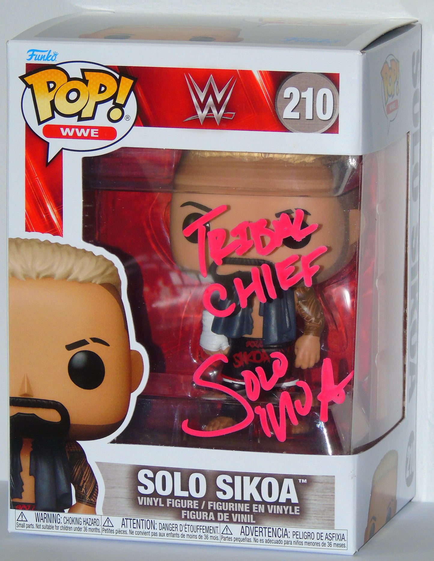 SOLO SIKOA SIGNED WWE WRESTLING FUNKO POP! VINYL FIGURE