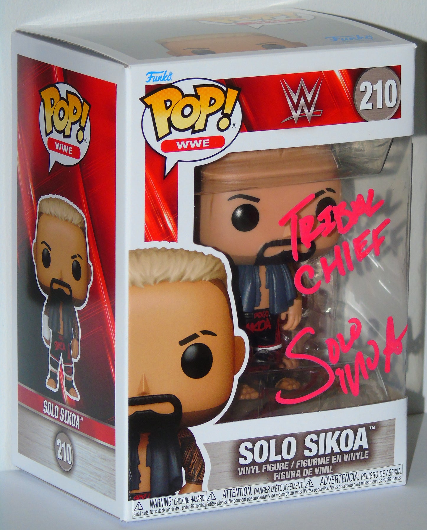 SOLO SIKOA SIGNED WWE WRESTLING FUNKO POP! VINYL FIGURE