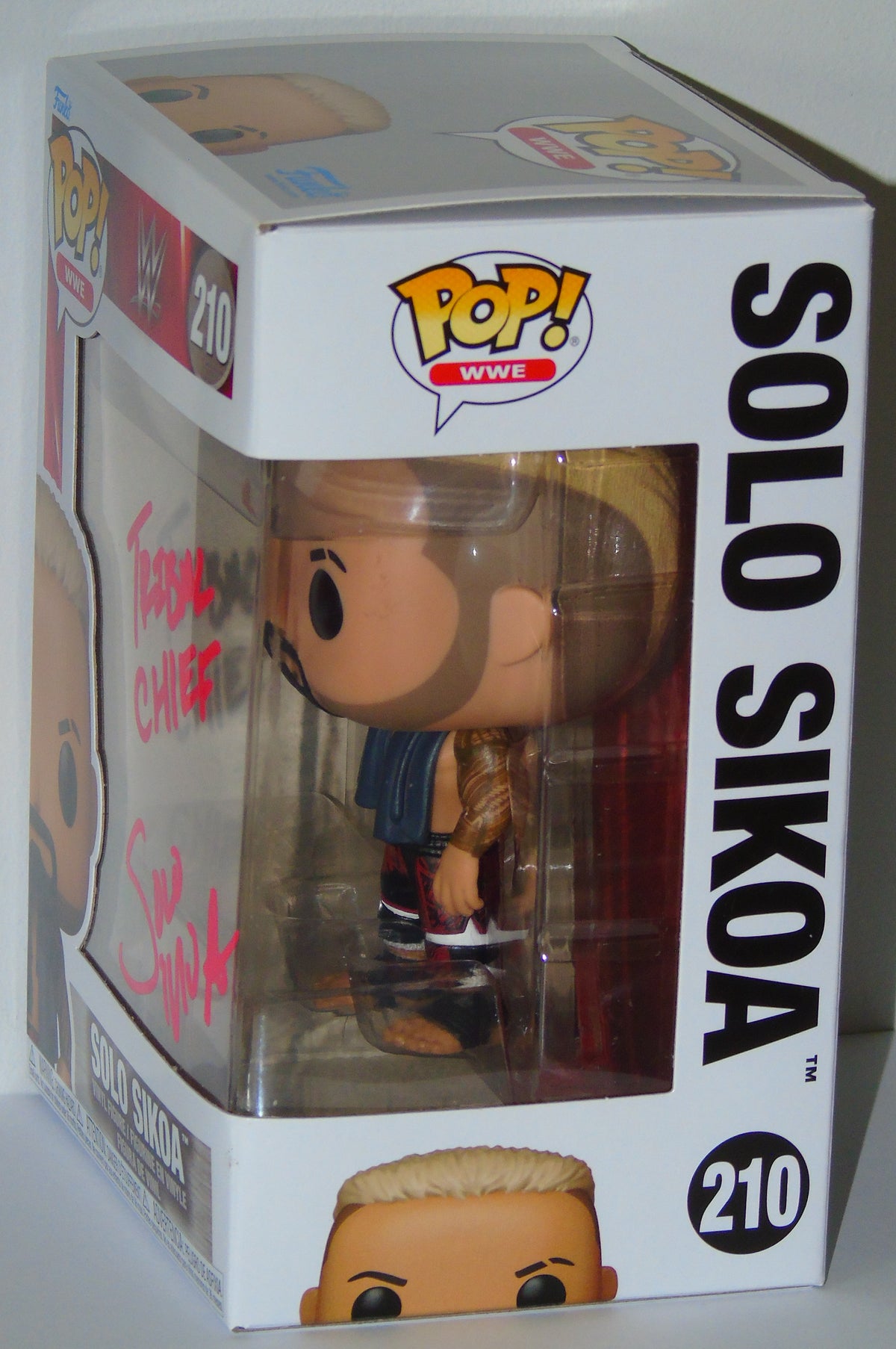 Solo Sikoa Signed Funko WWE Wrestling Pop! Vinyl Figure