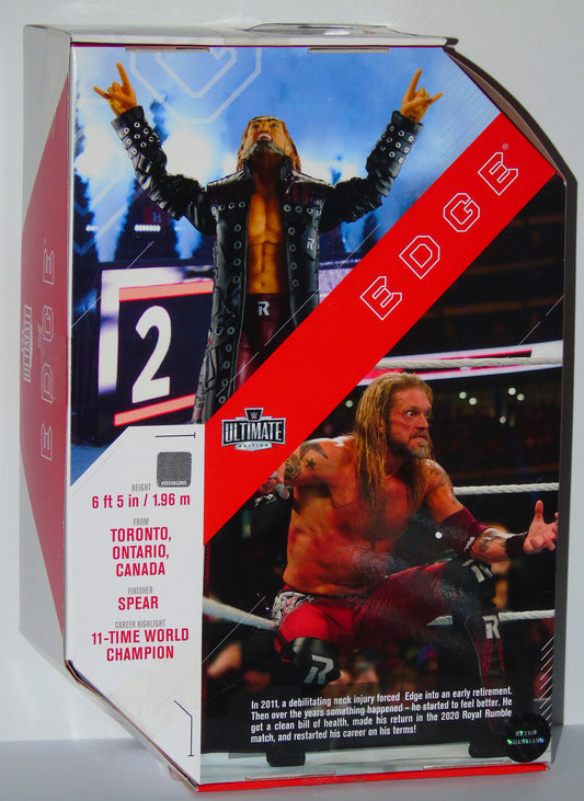Edge Signed Mattel WWE Wrestling Ultimate Edition Figure