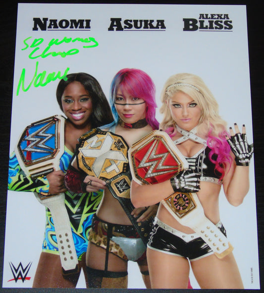 Deposit payment for Naomi & Asuka Double signed WWE Wrestling Promo