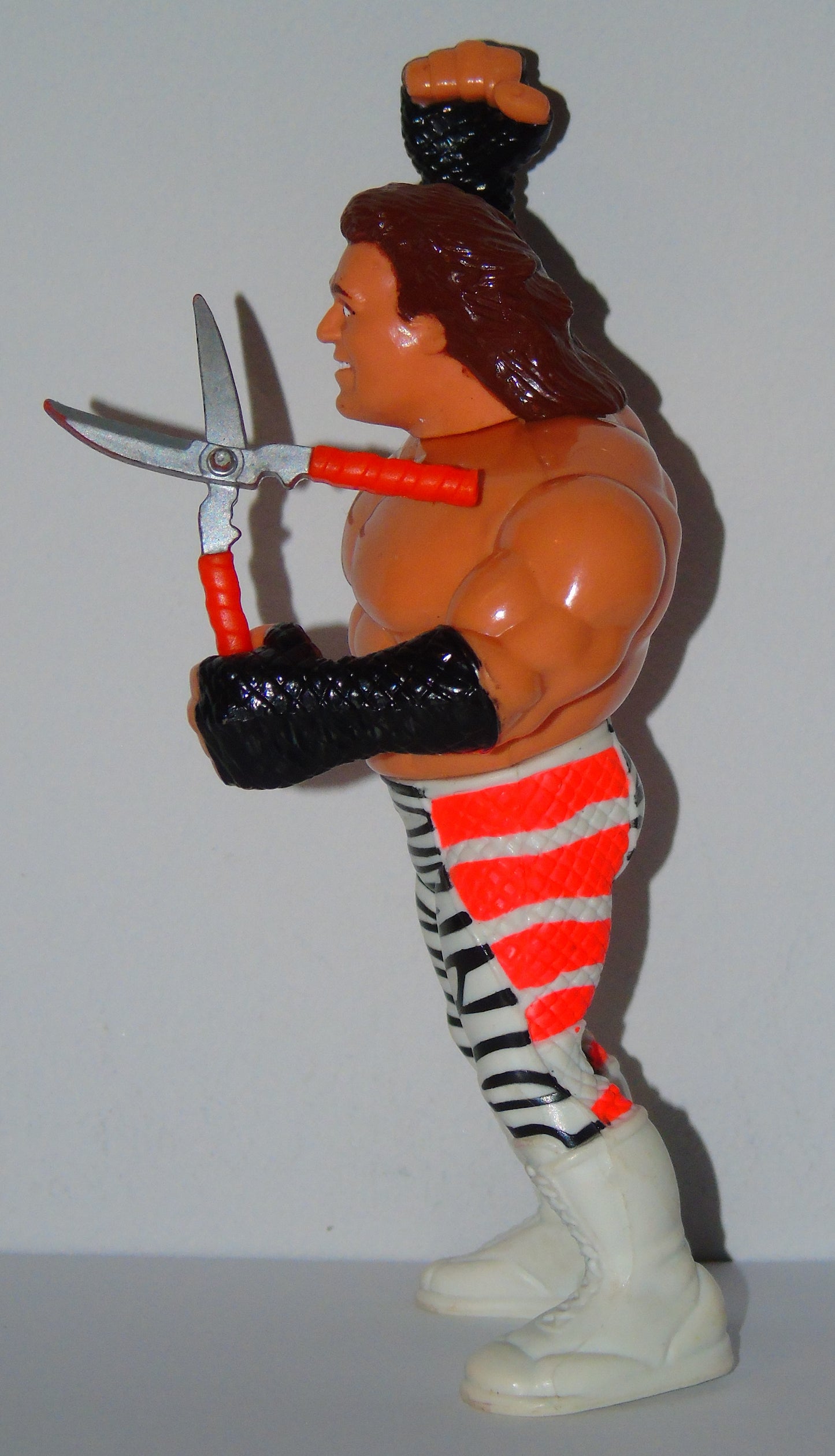 WWF Wrestling Brutus The Barber Beefcake Hasbro Series 3 Action Figure With Shears