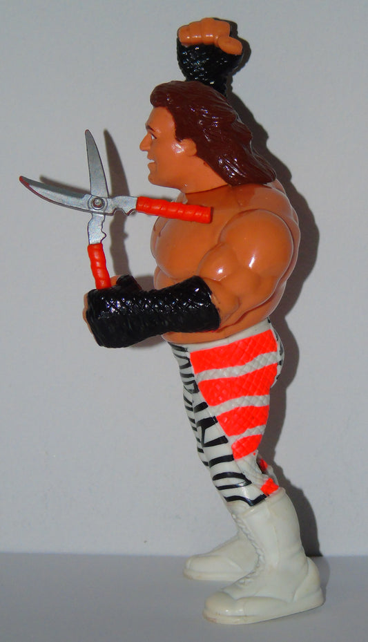 WWF Wrestling Brutus The Barber Beefcake Hasbro Series 3 Action Figure With Shears