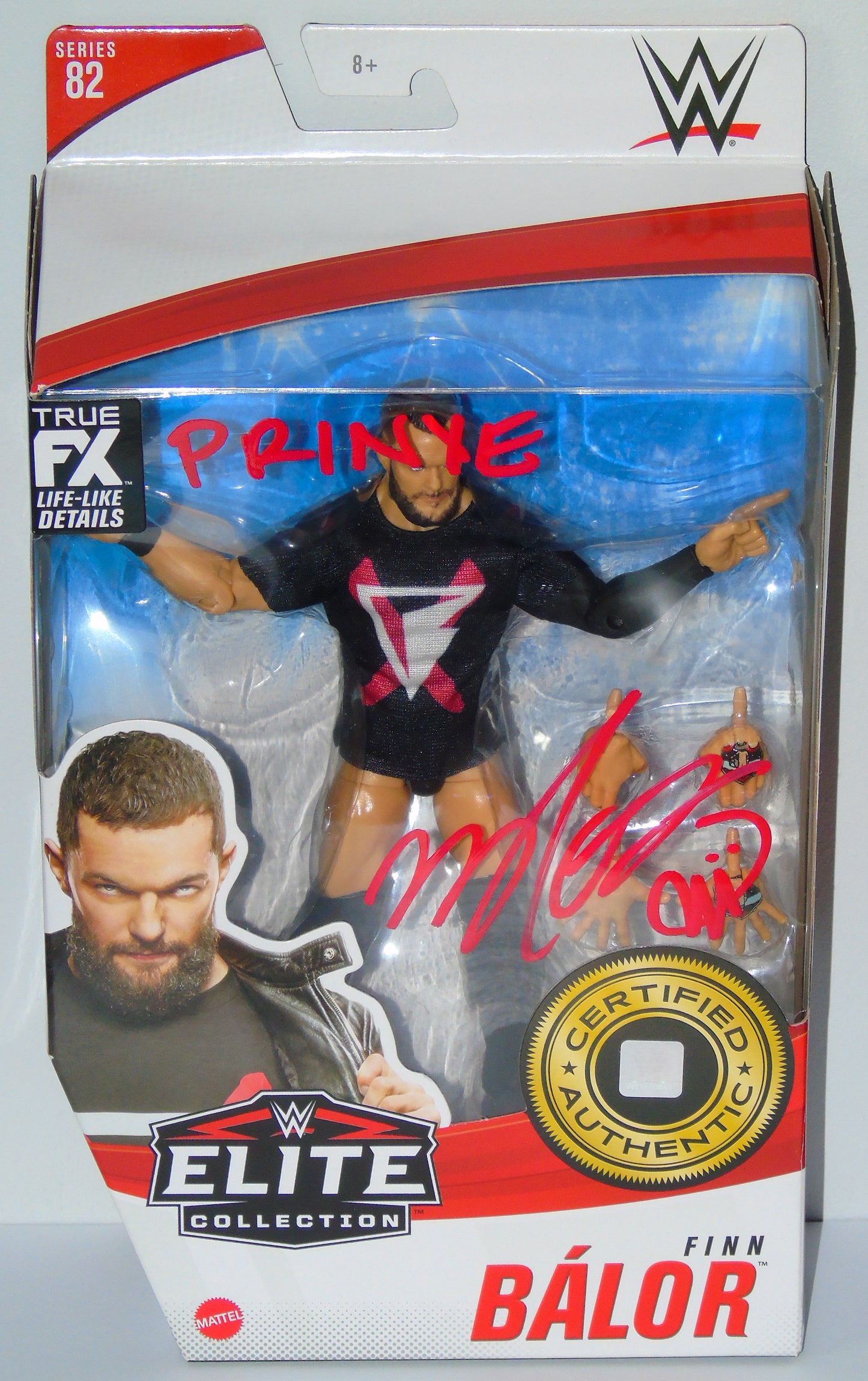 Finn Balor Mattel Elite Series 82 WWE Signed Figure