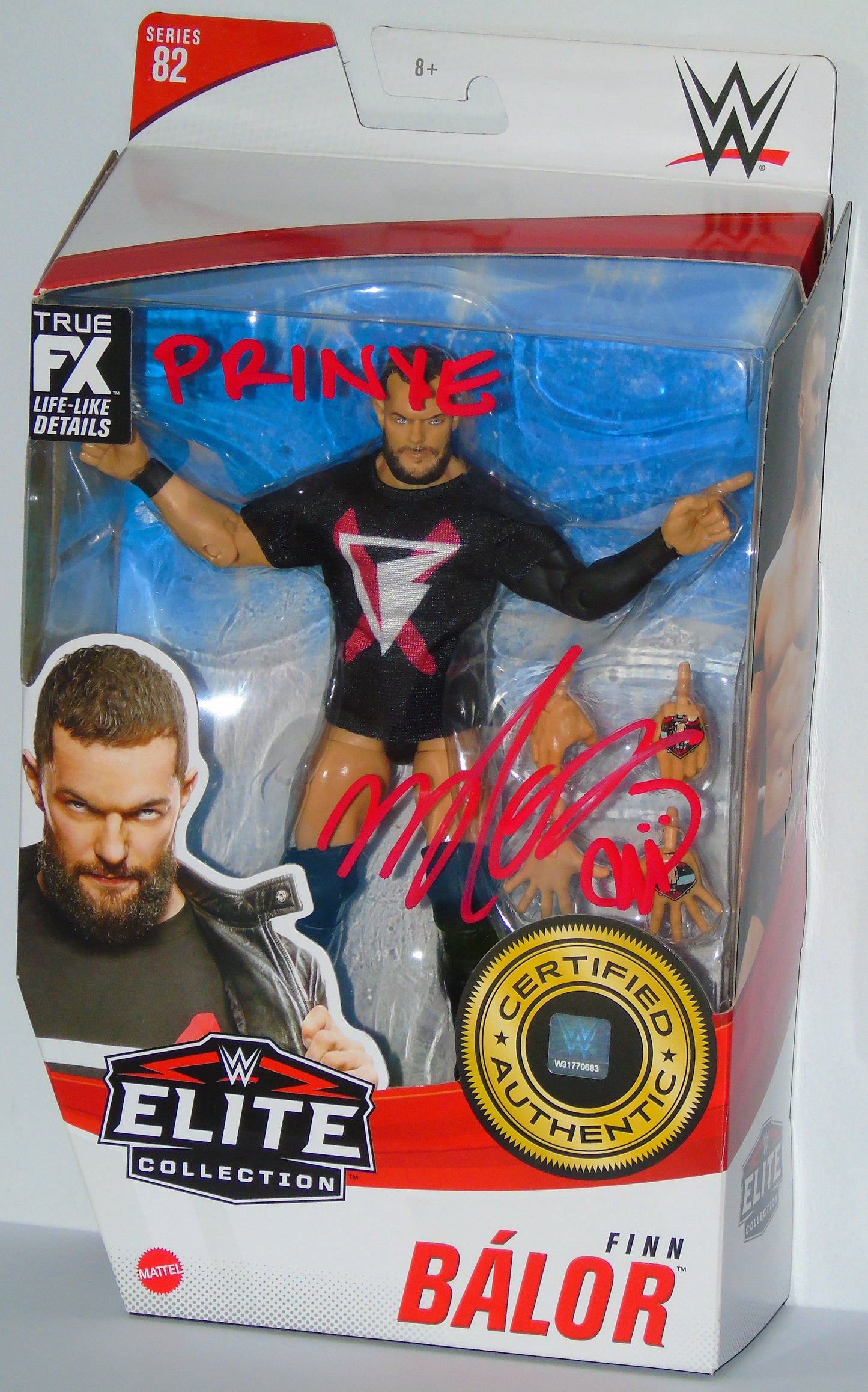 Finn Balor Mattel Elite Series 82 WWE Signed Figure