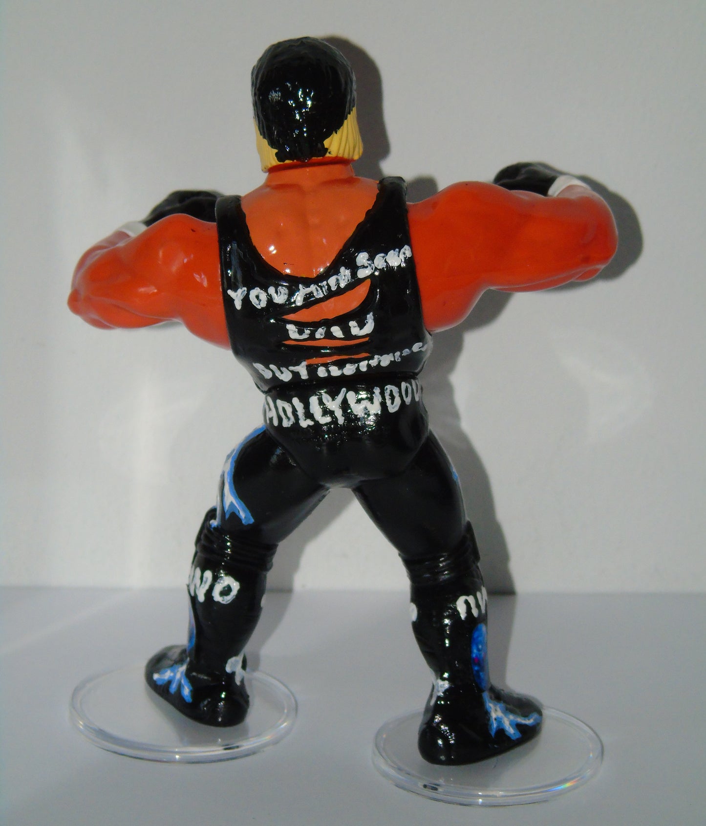 WCW nWo HULK HOGAN CUSTOM HASBRO FIGURE FROM HOG WILD 1996 FIRST TITLE WIN
