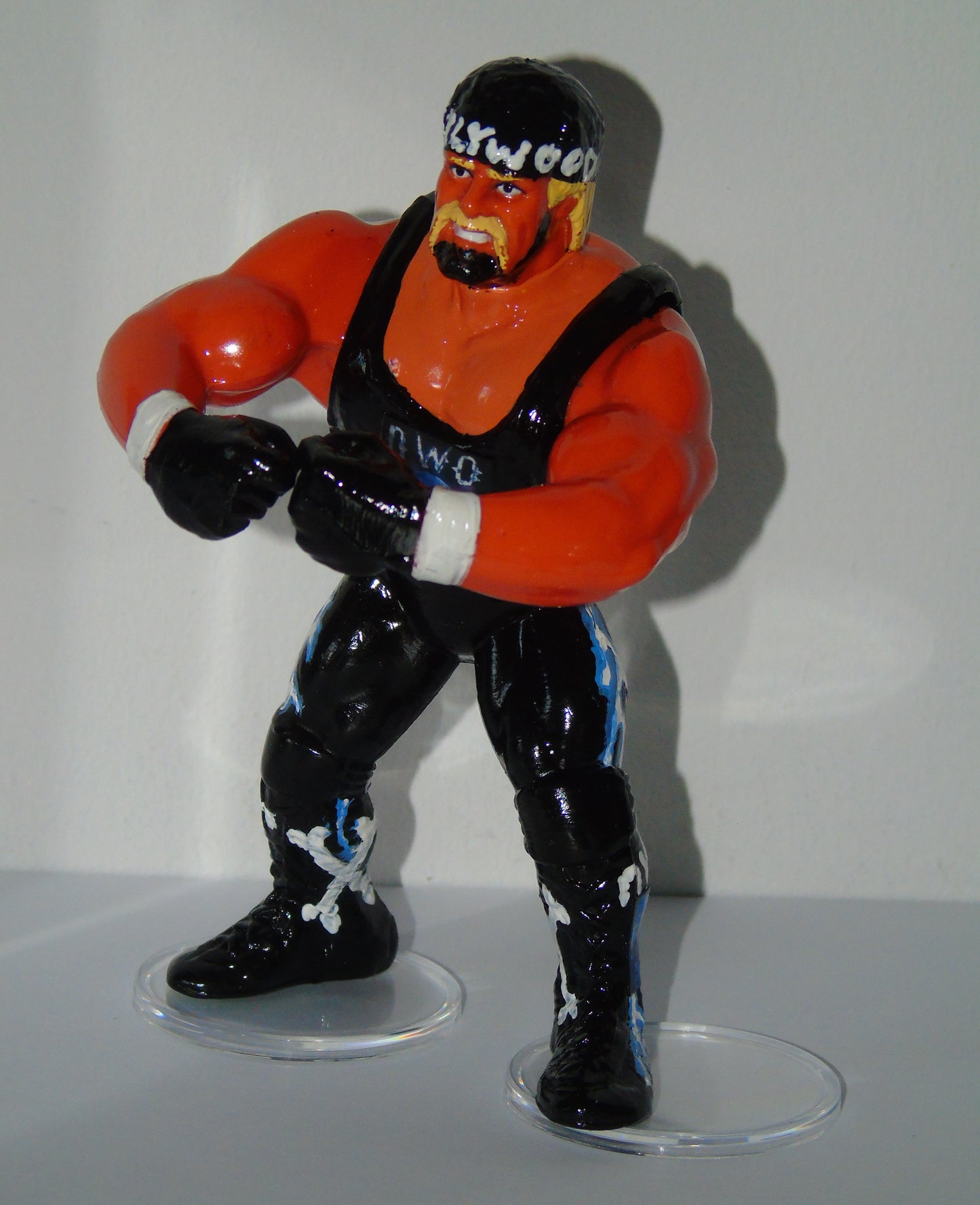 WCW nWo HULK HOGAN CUSTOM HASBRO FIGURE FROM HOG WILD 1996 FIRST TITLE WIN