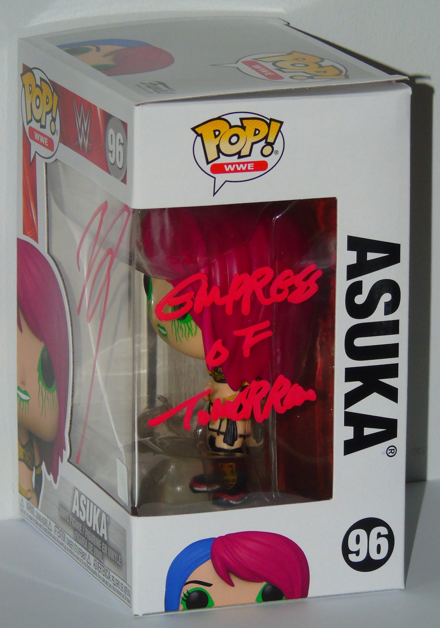 Asuka WWE Funko Pop! Vinyl Signed Figure With Inscription