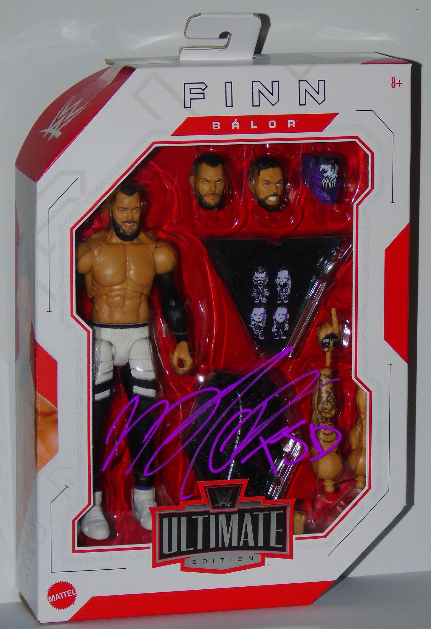FINN BALOR SIGNED WWE WRESTLING MATTEL ULTIMATE EDITION FIGURE