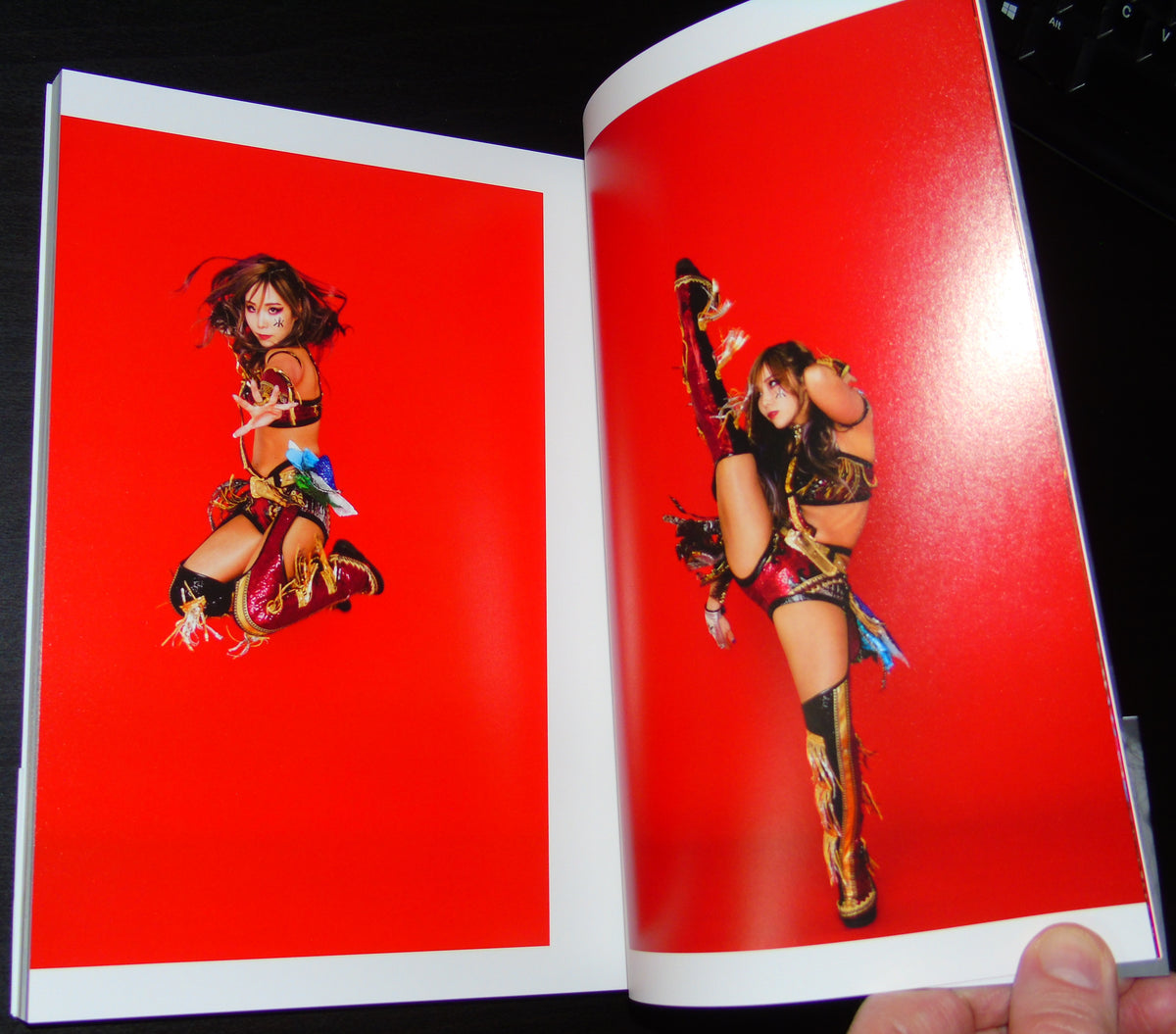 KAIRI SANE SIGNED VOYAGE 1ST STYLE WRESTLING BOOK WITH OBI STRIP