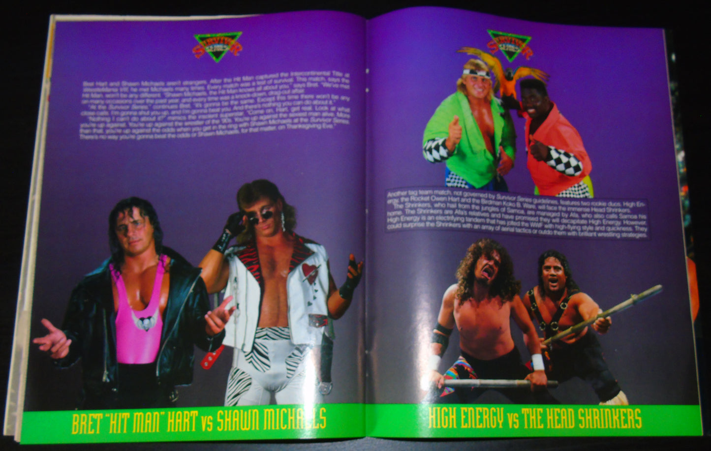 WWF WRESTLING SURVIVOR SERIES 1992 SOUVENIR EDITION PROGRAM MAGAZINE