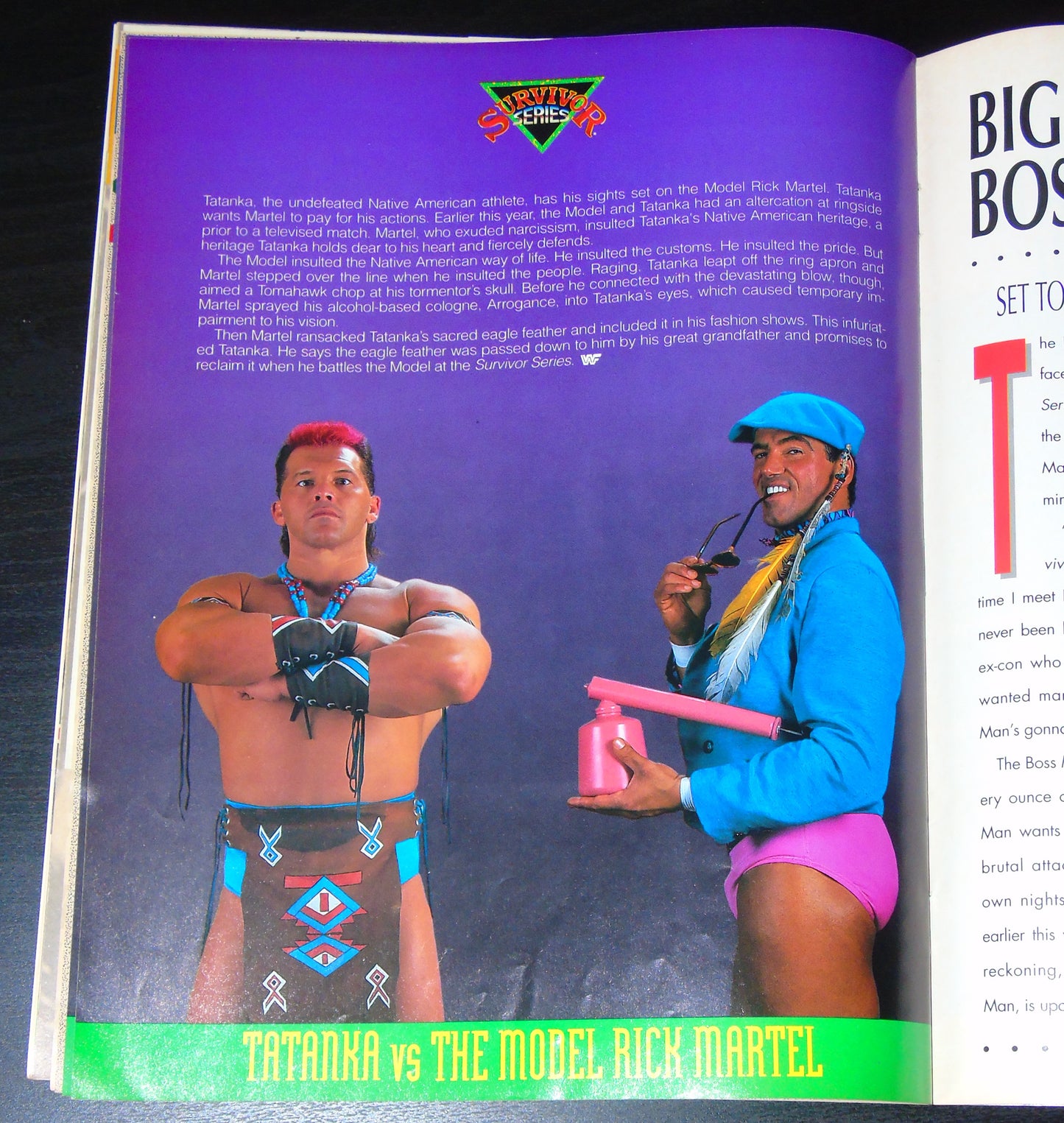 WWF WRESTLING SURVIVOR SERIES 1992 SOUVENIR EDITION PROGRAM MAGAZINE