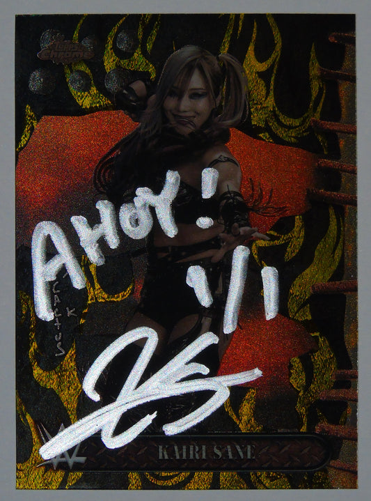Kairi Sane Signed WWE Topps Cactus Jack Series Trading Card