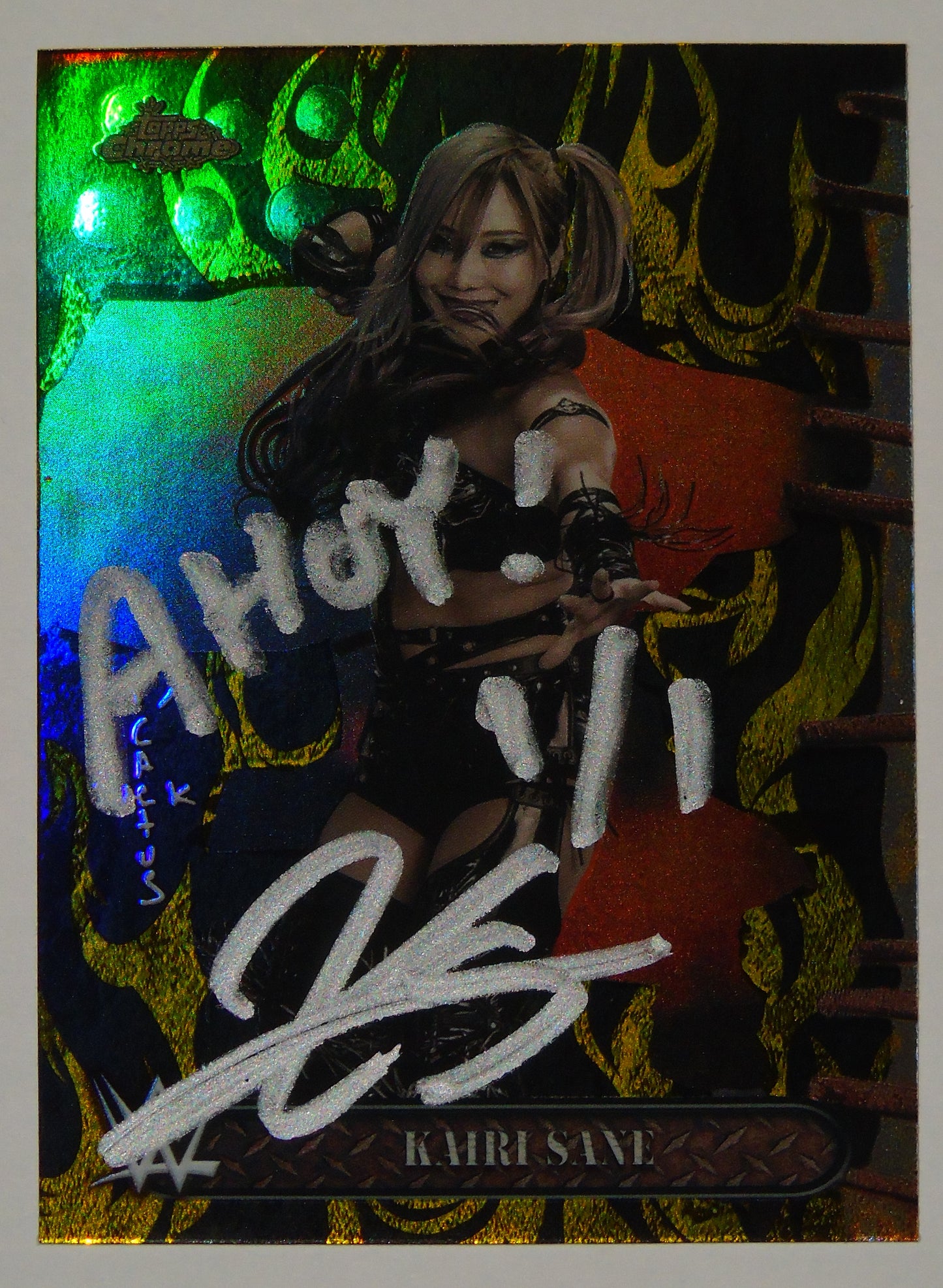 Kairi Sane Signed WWE Topps Cactus Jack Series Trading Card