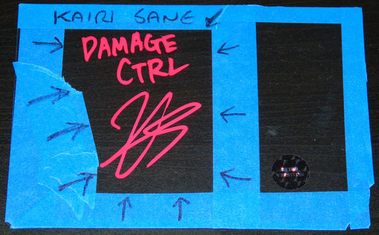 Kairi Sane Signed WWE Funko Pop! Vinyl Figure Box