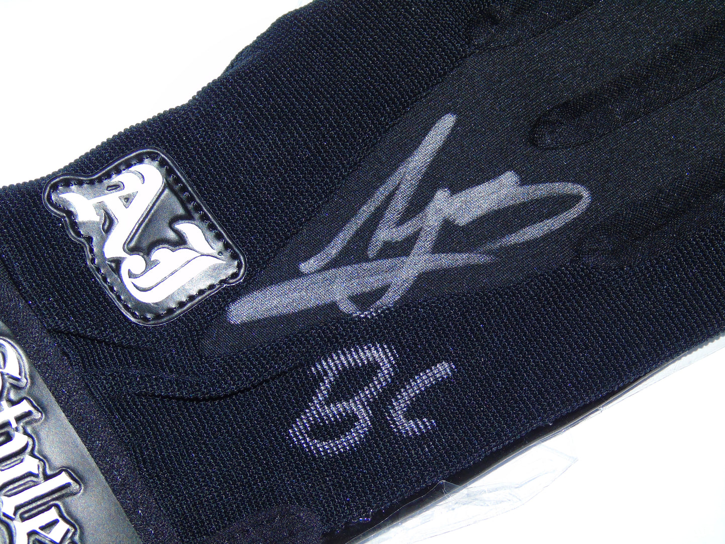AJ STYLES PERSONALLY OWNED LIMITED EDITION SIGNED NJPW BULLET CLUB GLOVES