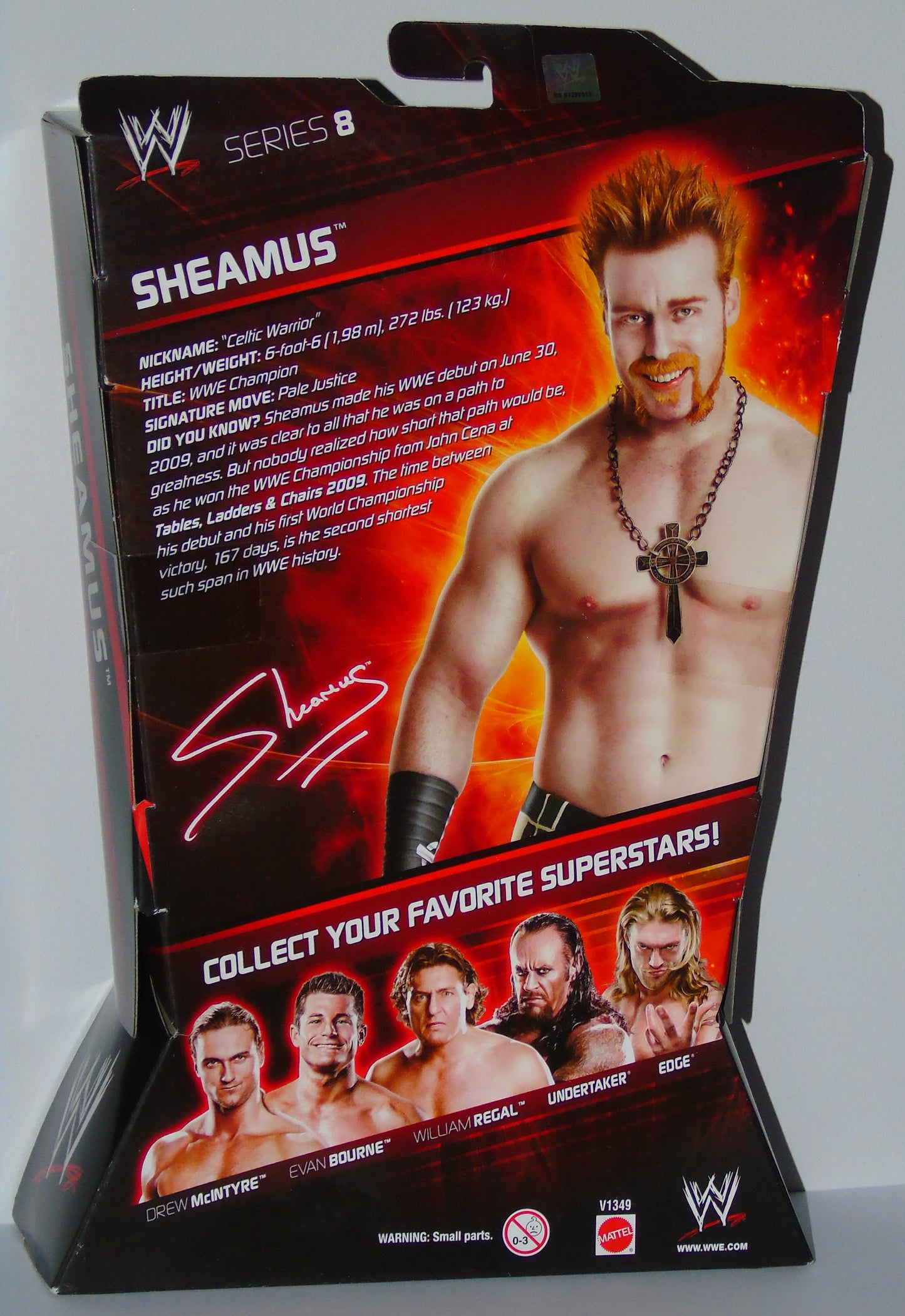 Sheamus WWE Mattel Elite Series 8 Figure