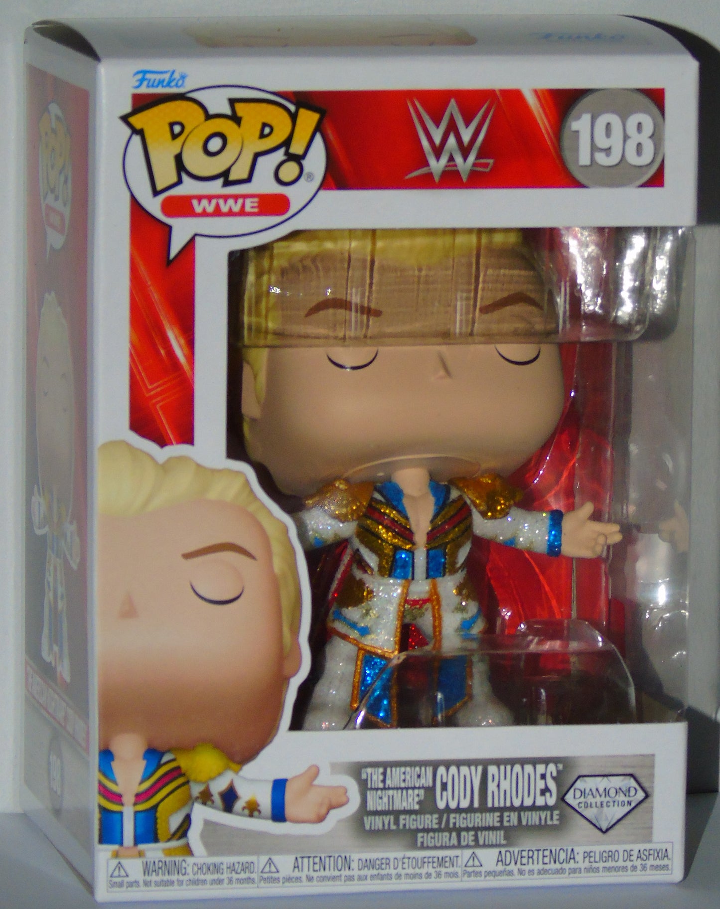 The American Nightmare Cody Rhodes WWE Funko Pop! Vinyl Diamond Collection Figure
