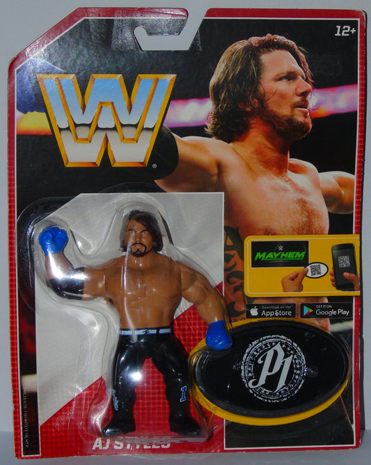 AJ Styles WWE Mattel Retro Figure