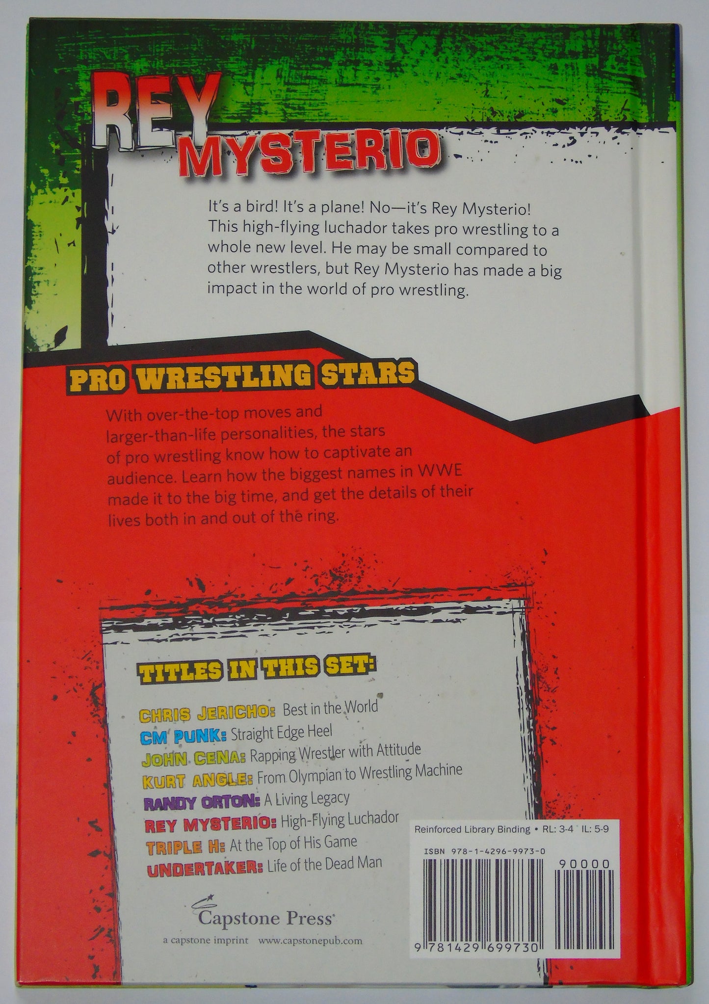 Rey Mysterio High Flying Luchador Hardback Book PWI