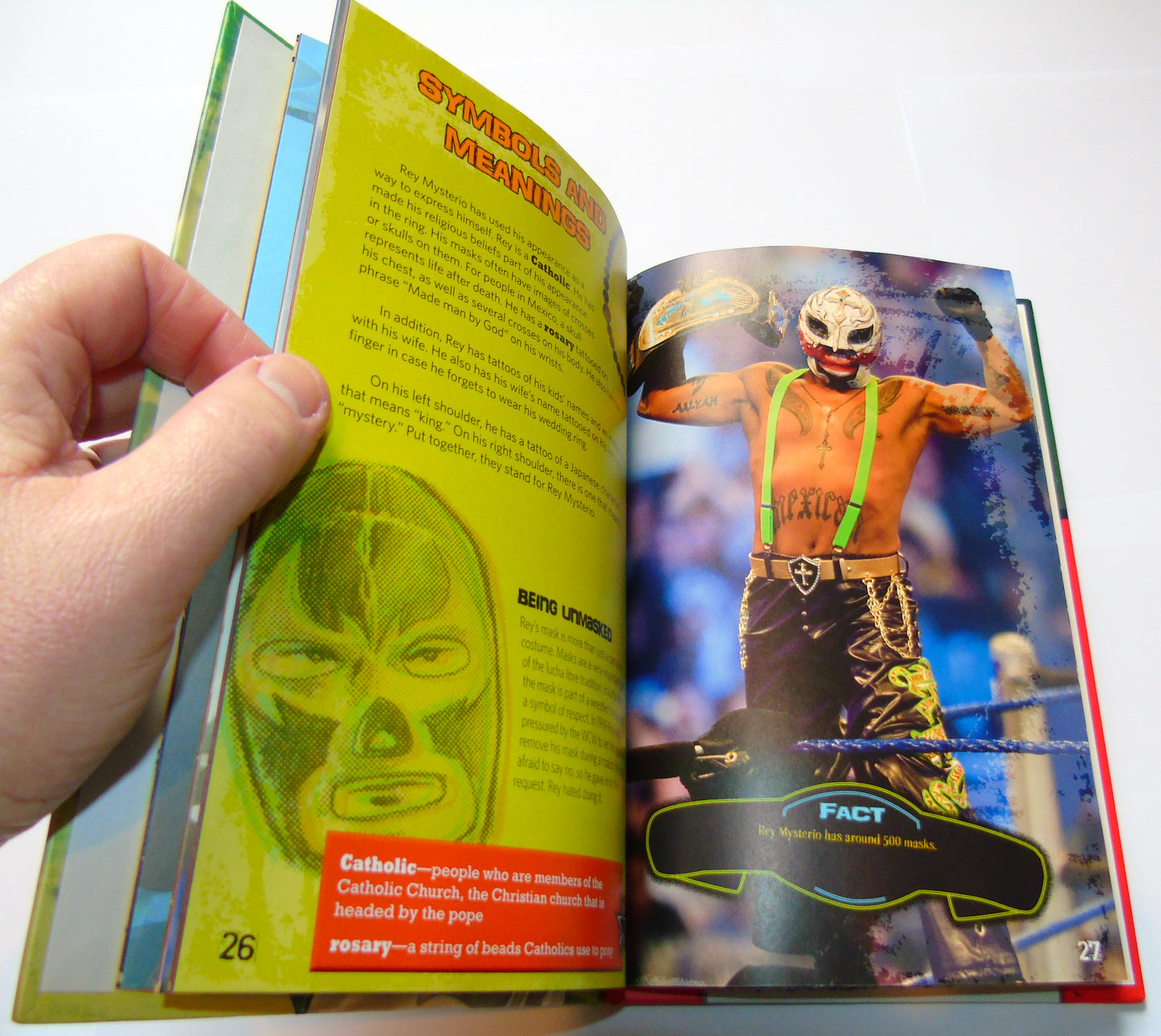 Rey Mysterio High Flying Luchador Hardback Book PWI