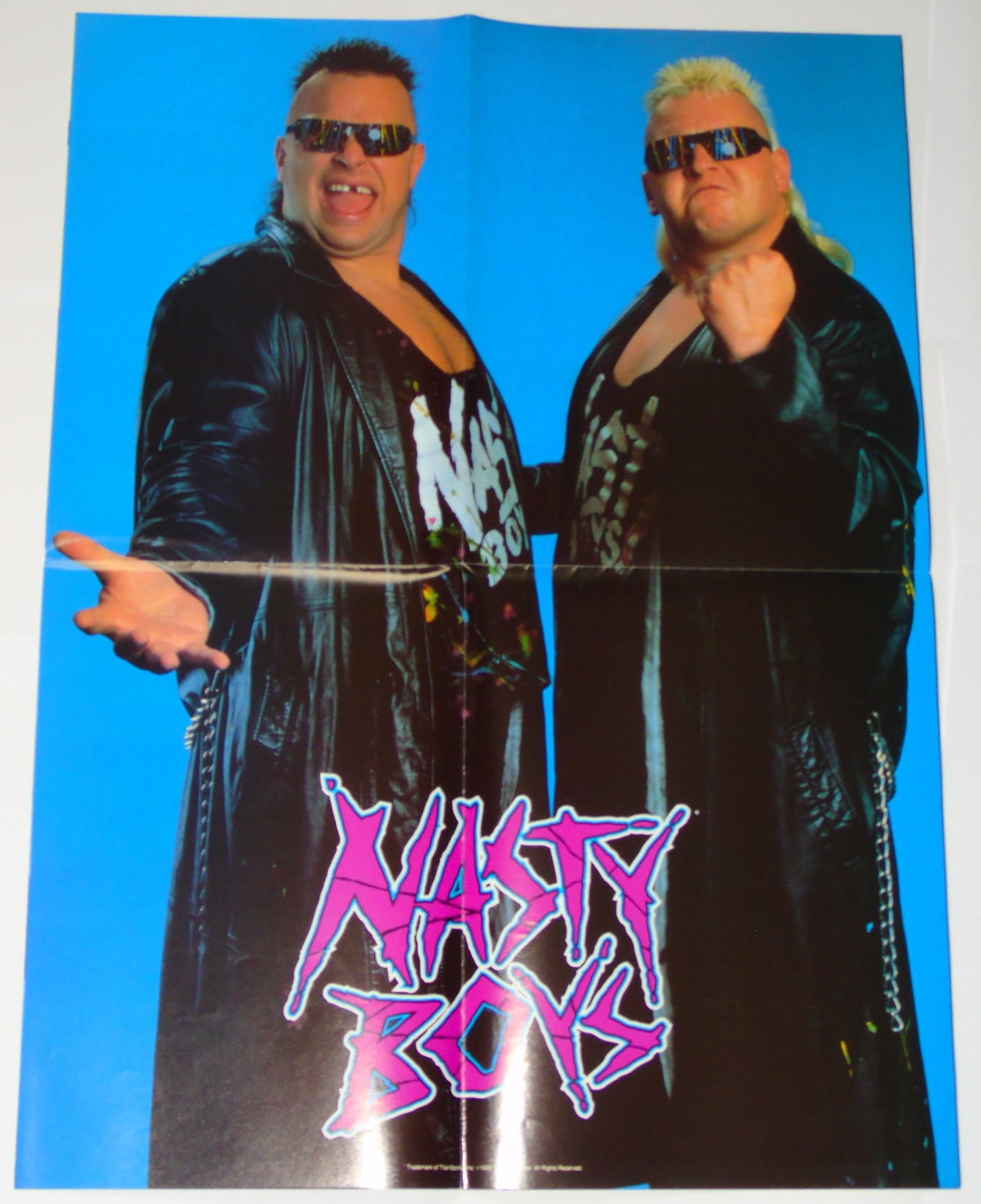 WWF Wrestling 1992 UK Sporting Superstars Publication with Double Poster Special