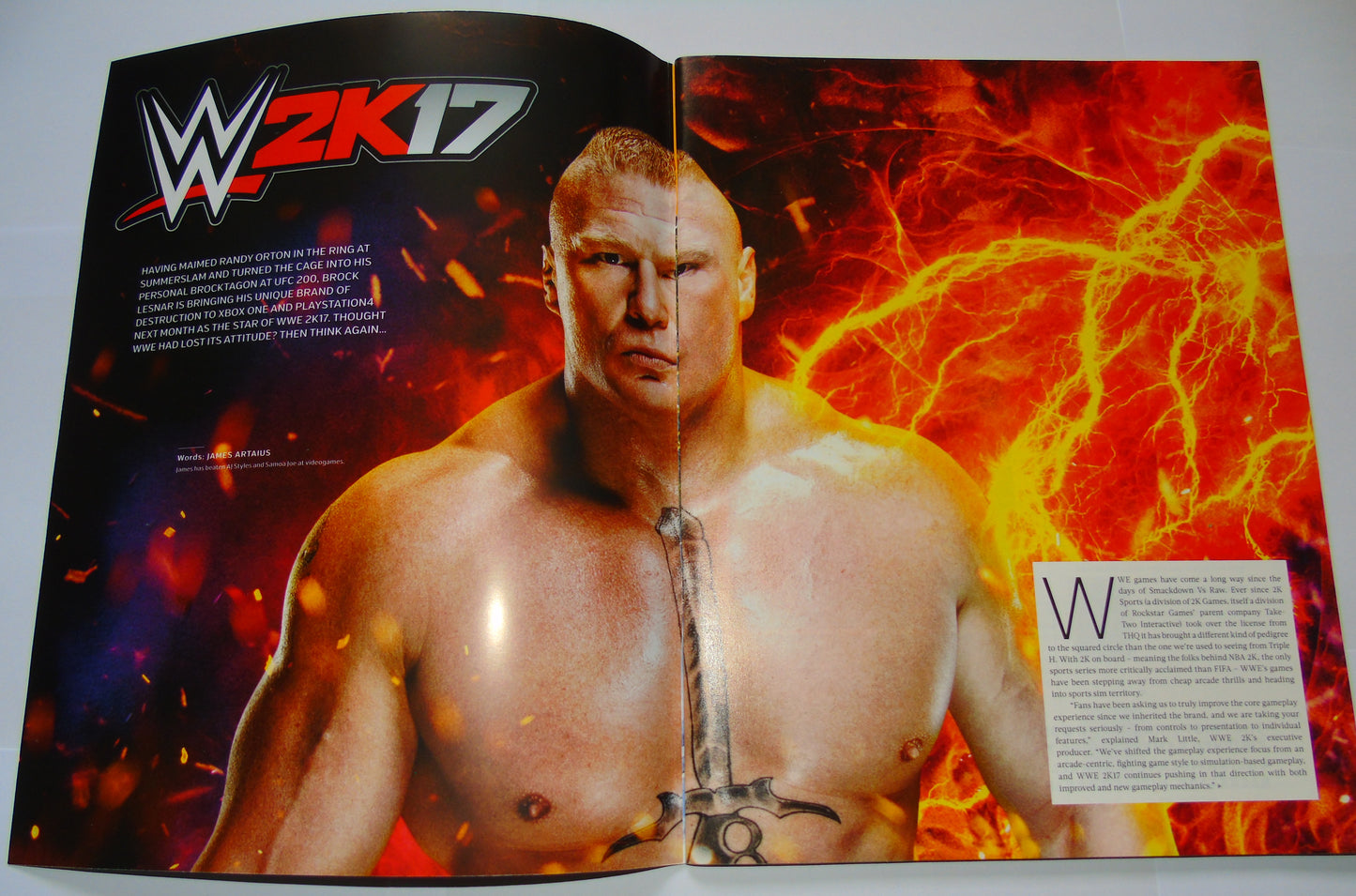 Geeky Monkey Magazine Issue 13 October 2016 WWE 2K17 Goldberg Cover