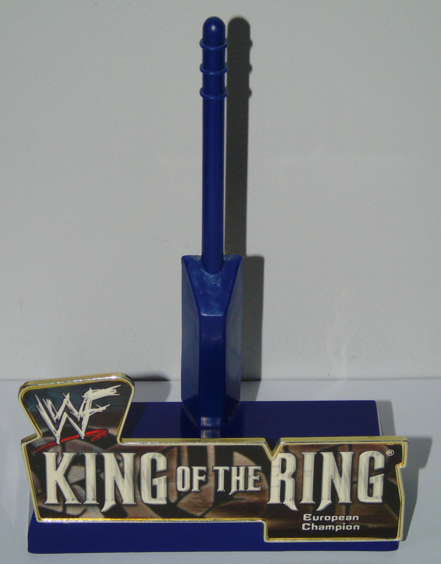 WWF Wrestling King of the Ring Stand and European Heavyweight Title Figure Toy Belt
