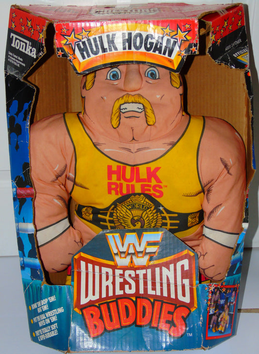 Hulk Hogan Rare WWF Wrestling Tonka Buddies Plush Soft Toy