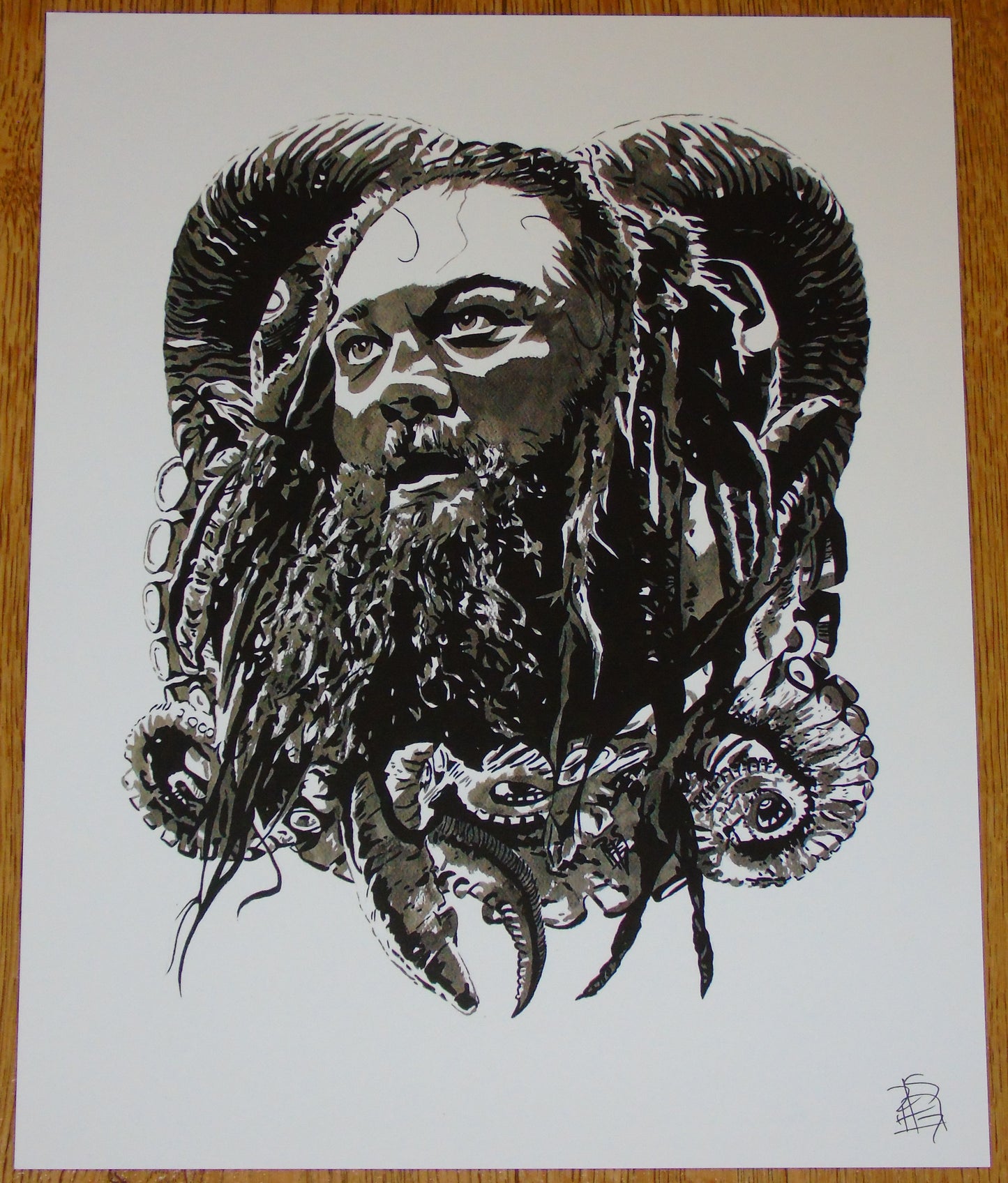 WWE Bray Wyatt Rob Schamberger Poster