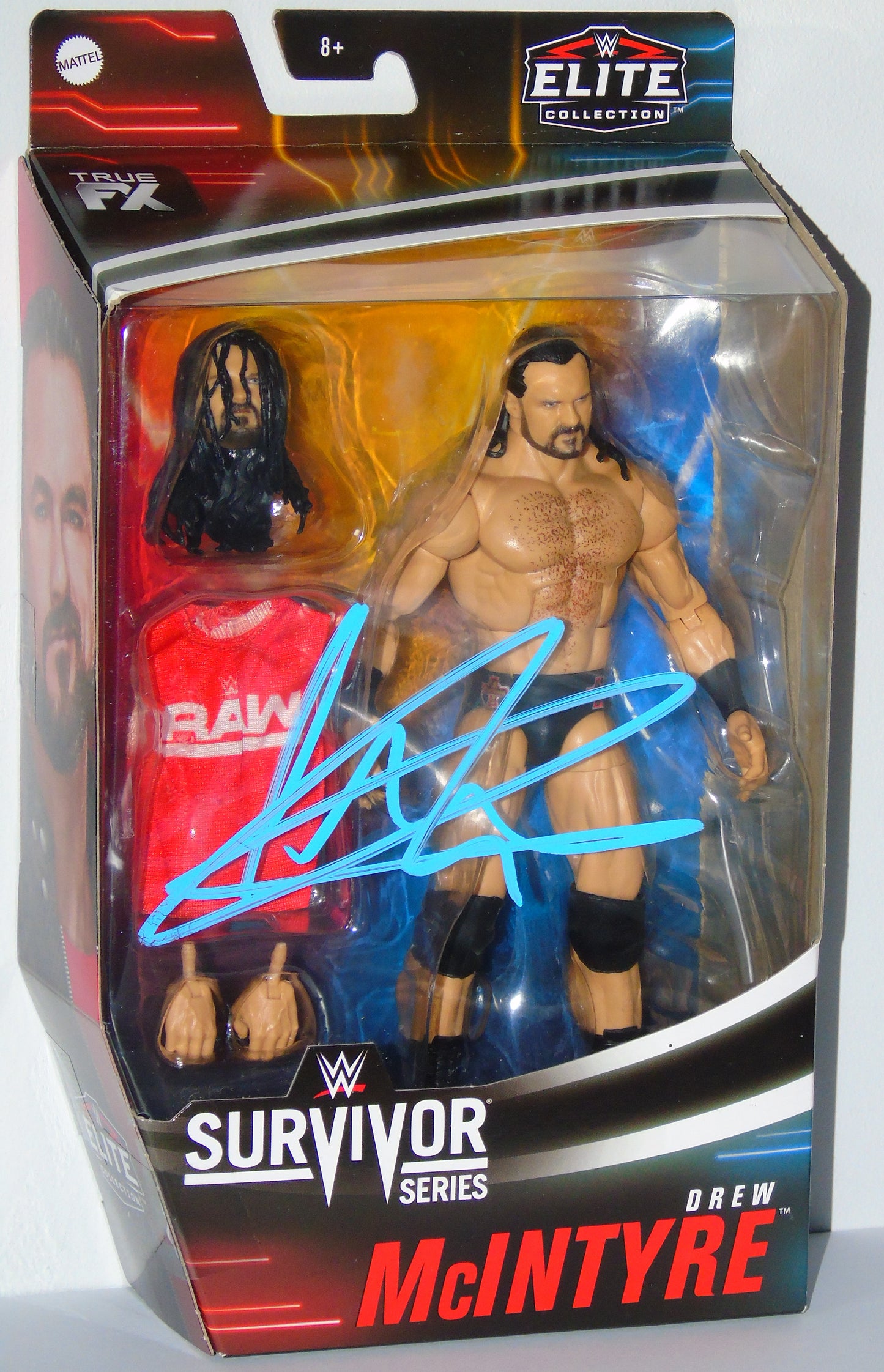 Drew McIntyre WWE Wrestling Mattel Elite Survivor Series Signed Figure