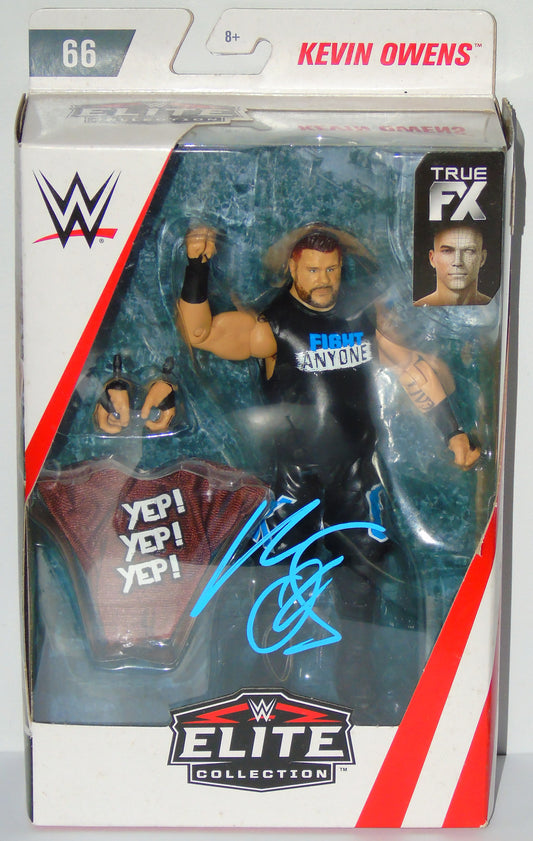 Kevin Owens WWE Wrestling Mattel Elite Series 66 Signed Figure
