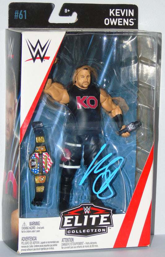 Kevin Owens WWE Wrestling Mattel Elite Series 61 Signed Figure