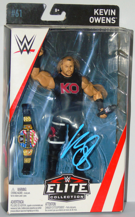 Kevin Owens WWE Wrestling Mattel Elite Series 61 Signed Figure