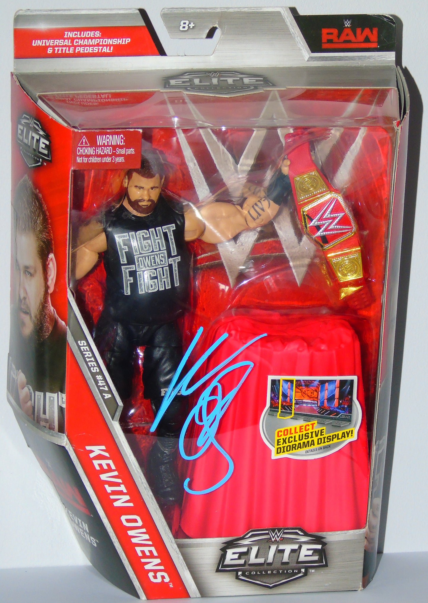 Kevin Owens WWE Wrestling Mattel Elite Series 47A Signed Figure