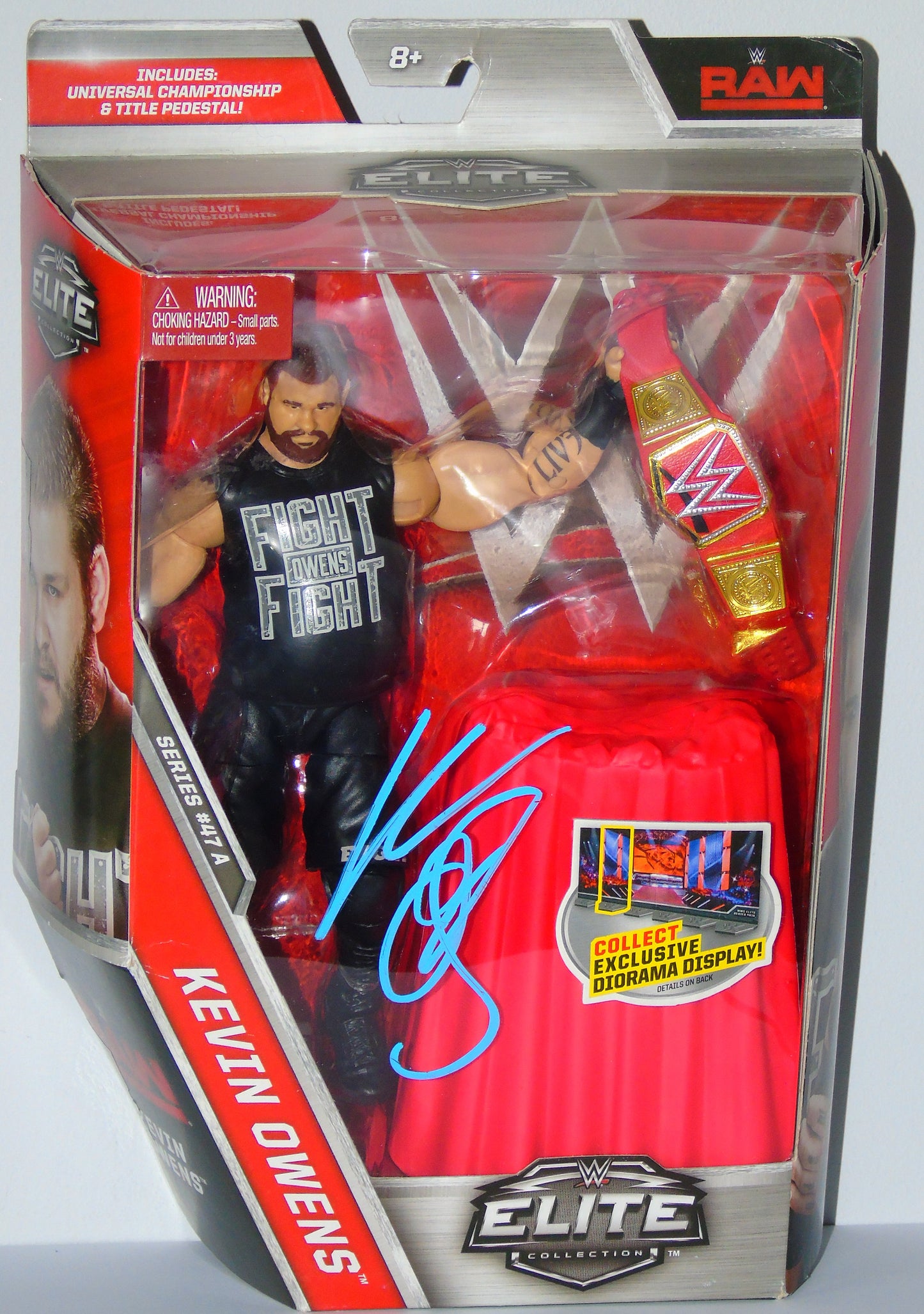 Kevin Owens WWE Wrestling Mattel Elite Series 47A Signed Figure