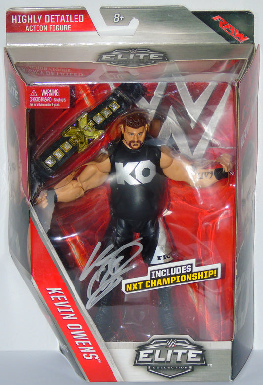 Kevin Owens WWE NXT Wrestling Mattel Elite Raw Series Signed Figure