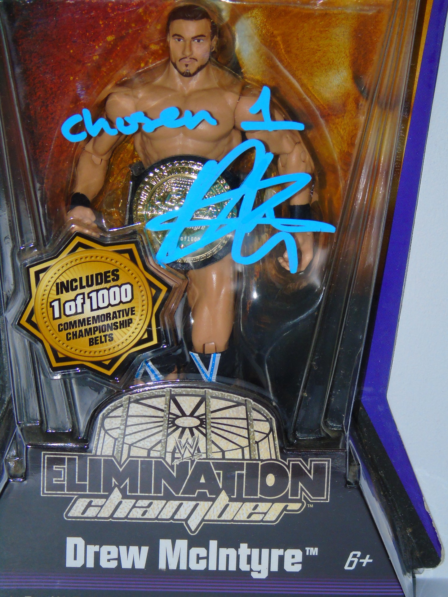 Drew McIntyre WWE Wrestling Mattel Elimination Chamber Series Signed Figure
