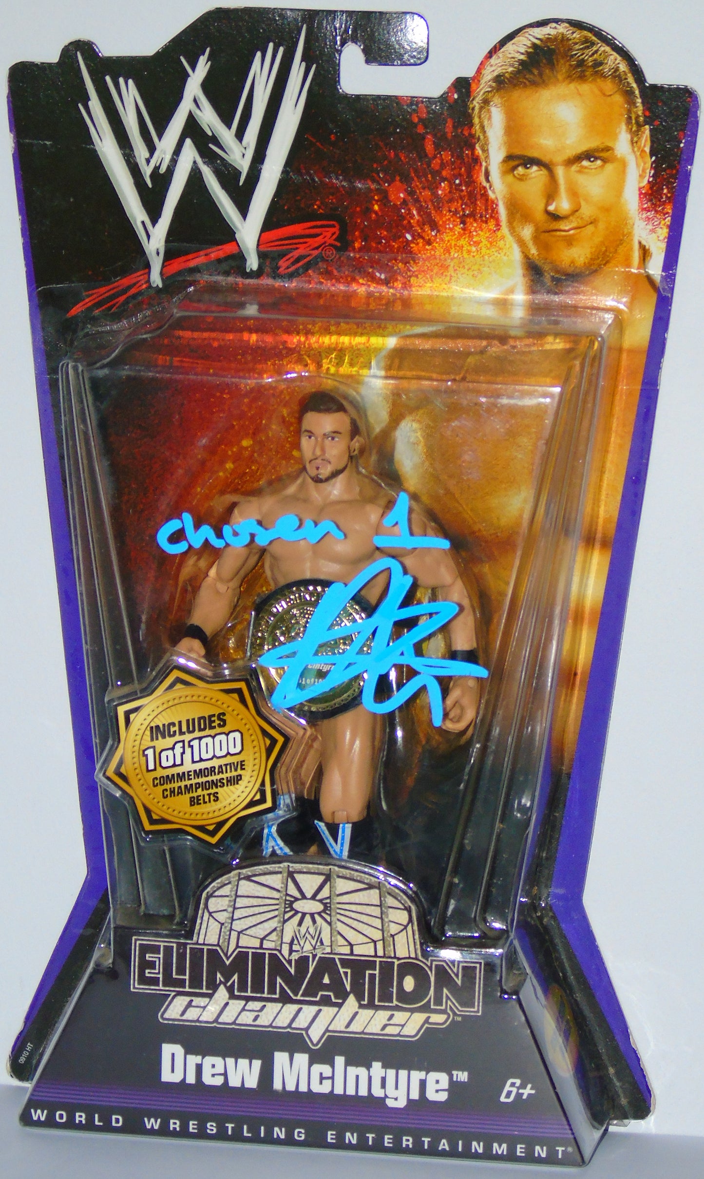 Drew McIntyre WWE Wrestling Mattel Elimination Chamber Series Signed Figure